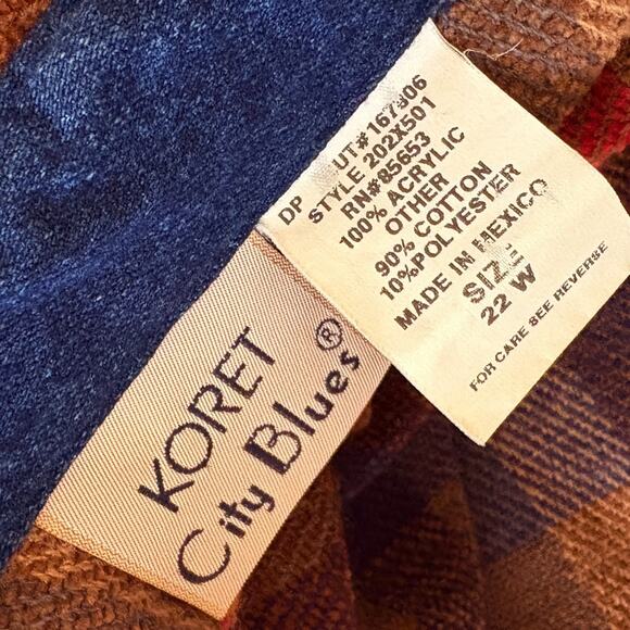 Upcycled Plaid Flannel Jacket Naughty Nice I Tried Patch Christmas Holiday Cozy - Picture 4 of 6